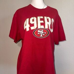 NFL 49ers Red Short Sleeve Tee